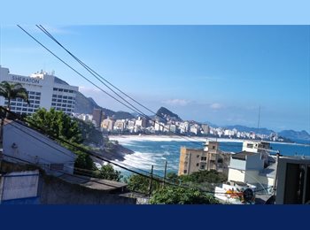 Roomgo BR - Apartamento duplex Vista Visual, Vidigal - R$ 1.650 Por mês