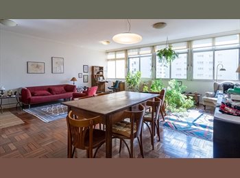 Roomgo BR - ALUGO QUARTO GRANDE INDIVIDUAL EM HIGIENÓPOLIS, Consolação - R$ 1.850 Por mês