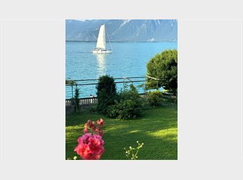 Roomgo CH - Belle chambre lumineuse ~20 m² – Face au lac – Montreux, Vevey - 980 CHF / Mois