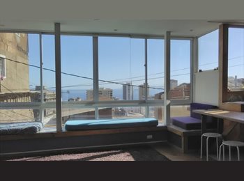 CompartoDepto CL - Cerro Bellavista, Vista al mar., Valparaíso - CH$450.000 por mes