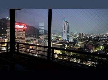 CompartoDepto CL - Desde Junio Pieza grande con baño en suite y tv, Santiago Centro - CH$430.000 por mes