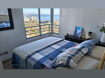 CompartoDepto CL - Habitación con Baño Compartido (Con 1 persona). Para estudiantes., Valparaíso - CH$310.000 por mes