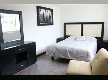 Roomgo MX - Se renta habitaciones a 2 calles de Issstep, Issste y plaza dorada de muy buen tamaño, Puebla - MX$3,250 por mes