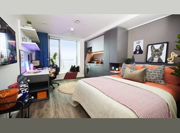 Roomgo UK - Premium Vita Student Studio in Manchester | Short-Term Stay Available, Manchester - £1,200 pcm