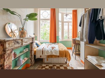 Appartager BE - Chambres meublées dans une magnifique maison en colocation avec jardin - Schaerbeek, Bruxelles, Schaerbeek Schaarbeek - 690 € pm