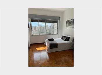 Roomgo BR - Quarto confortavel e amplo no centro de SP, Santa Cecilia - R$ 2.100 Por mês