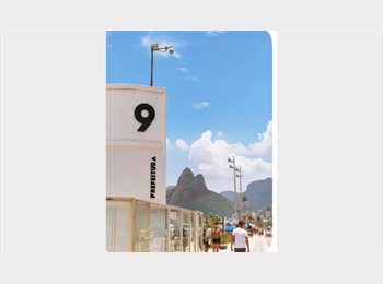 Roomgo BR - Quarto premium Ipanema sol e mar ao seu lado., Ipanema - R$ 3.500 Por mês