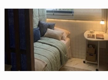 Roomgo BR -  LUXO É VIVER COM O PÉ NA AREIA !Próx Metrô e Praia, Barra da Tijuca - R$ 1.250 Por mês