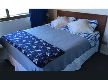 CompartoDepto CL - 2027Comoda PIEZA amoblada c/baño y terraza en Suite, barrio universitario ValpoPlan, vista al Mar, Valparaíso - CH$430.000 por mes
