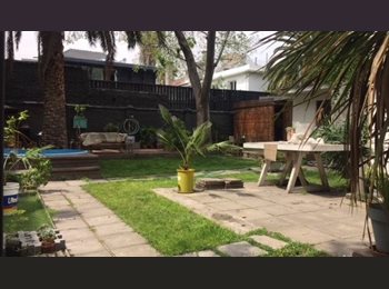 CompartoDepto CL - Excelente habitación en barrio residencial, Providencia - CH$329.998 por mes