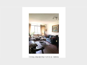 CompartoDepto CL - Arriendo habitación con baño privado amplia en condominio, La Reina - CH$350 por mes