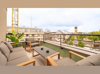 Appartager LU - Chambres meublées avec SDB dans une super colocation avec rooftop et salle de sport, Luxembourg - 1.320 € / Mois
