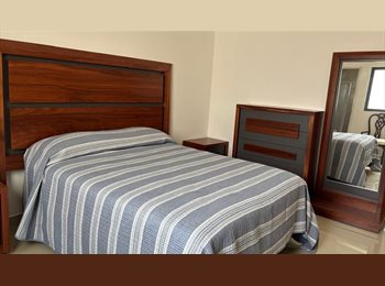Roomgo MX - Zona Valle Oriente / Tec  - Cuarto amueblado de lujo, Monterrey - MX$8,300 por mes