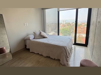 Roomgo MX - RENTO LINDA  Y CÓMODA recámara/ a partir del 14 de agosto !, Cuauhtémoc - MX$11,000 por mes