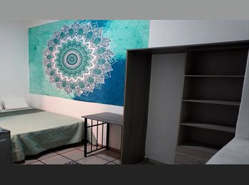 Roomgo MX - Estudio Amueblado con Servicios incluidos cerca de Forum Tlaquepaque CUCEI CODE, Tlaquepaque - MX$6,000 por mes