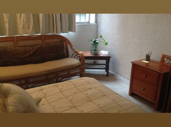 Roomgo MX - Del Valle Sur CDMX Amplia y cómoda habitación, Coyoacán - MX$8,000 por mes