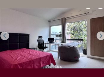 Roomgo MX - Depa tipo loft 1 recamara, 1 baño, sala, comedor, cocina, Miguel Hidalgo - MX$22,000 por mes