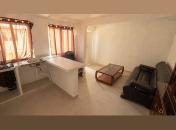 Roomgo MX - Estudio privado amueblado con entrada independiente en Tlalnepantla, Ciudad López Mateos - MX$7,500 por mes