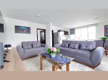 Roomgo MX - Departamento Amueblado en Loma Bonita Sur, Zapopan - MX$18,000 por mes
