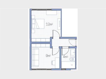 Roomgo MX -  Santa Fe | Suite Doble Gigante (2 Habitaciones + Baño Privado) junto al Hospital ABC, Cuajimalpa de Morelos - MX$13,400 por mes