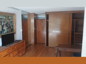 Roomgo MX - Recámara amplia amueblada con baño privado, Cuauhtémoc - MX$9,000 por mes