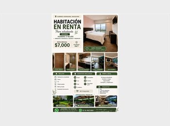 Roomgo MX - Habitación en cumbres herradura, Naucalpan - MX$7,000 por mes