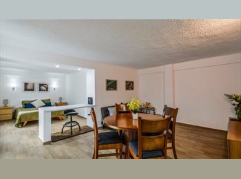 Roomgo MX - Bonito loft totalmente amueblado en renta, Cuauhtémoc - MX$26,000 por mes