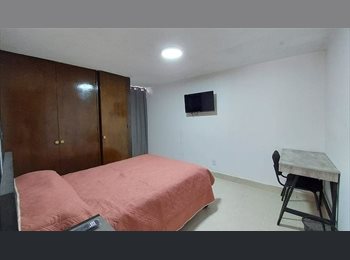Roomgo MX - Cuartos amueblados para hospedaje en Jardines Alcalde, Guadalajara, Guadalajara - MX$4,200 por mes