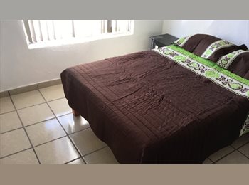 Roomgo MX - Cuarto Amueblado en coto privado vigilancia 24/7, Tlaquepaque - MX$2,700 por mes