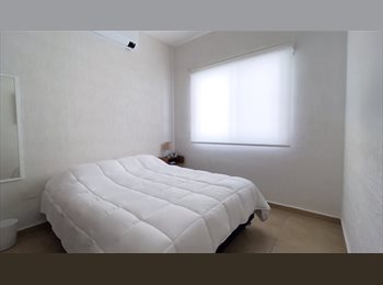 Roomgo MX - Habitación con A/C en casa con alberca y pádel — Polígono Sur, Benito Juárez - MX$6,500 por mes