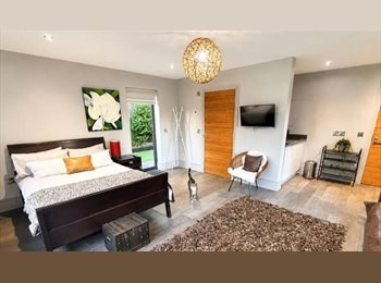 Roomgo UK - Beautiful Studio Apartment with Private Entrance, Milton Keynes - £1,300 pcm