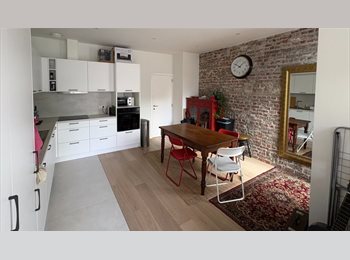 Appartager BE - Chambre 11m², appartement 88m² (Cimetière d'Ixelles). Deux pas de l'ULB, dispo septembre, Etterbeek - 675 € pm