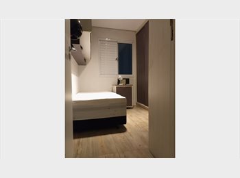 Roomgo BR - Quarto Individual em Ambiente Familiar, Tatuapé - R$ 2.100 Por mês