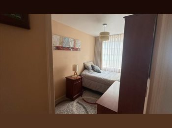 CompartoDepto CL - Dormitorio amoblado con baño privado para estudiante, Viña del Mar - CH$450.000 por mes