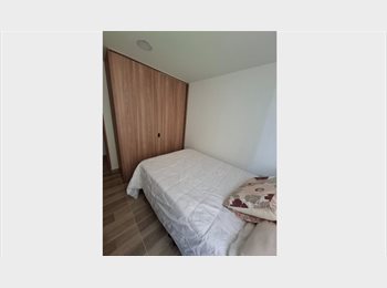 CompartoApto CO - Arriendo habitación amueblada con baño privado, en apto nuevo y con cama nueva, Chía - COP$ 800.000 por mes