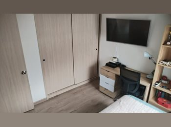 CompartoApto CO - Habitación Amoblada+ Parqueadero y terraza+ ambiente silencioso en Las Villas (Norte), Bogotá - COP$ 1.250.000 por mes