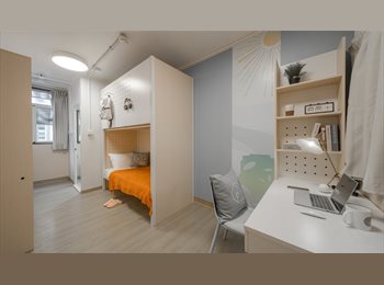 Roomgo HK - 【Single/Twin Studio |】✈️, Kowloon Bay - HKD5,400 pcm