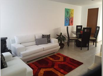 Roomgo MX - Habitación a 5 minutos de Volkswagen, Cholula - MX$3,200 por mes