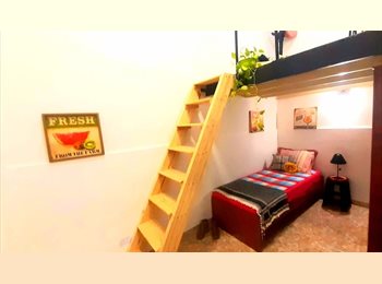 Roomgo AR - habitación doble con Aire acondicionado/ con entrepiso / a nuevo, Casa compartida, Capital Federal - AR$ 599 pm