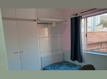Roomgo BR - Quarto c/ banheiro Mobiliado - metrôs lilás e esmeralda, Santo Amaro - R$ 1.092 Por mês