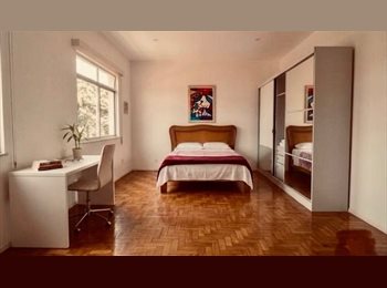 Roomgo BR - PRIVATE BIG ROOM IN COPACABANA | 1 BLOCK FROM THE BEACH, Copacabana - R$ 3.500 Por mês