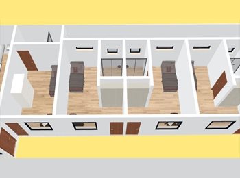 Roomgo BR - Suíte novíssima, mobiliada, próximo a PUC1 e Unicamp, Campinas - R$ 1.600 Por mês