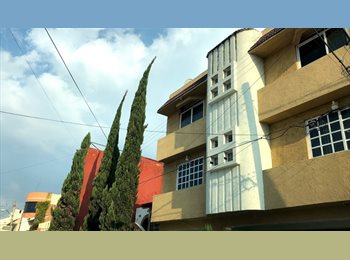 Roomgo MX - Departamento de 170m2 con servicios incluidos (Mantenimiento, vigilancia, agua, luz e internet) Frac, Tlalnepantla - MX$4,300 por mes