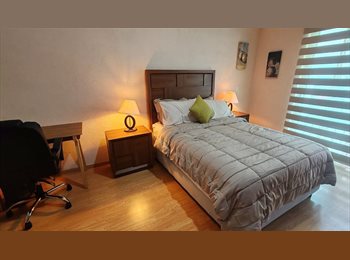 Roomgo MX - Habitación amueblada con baño privado en Jardín Real, Zapopan - MX$10,500 por mes