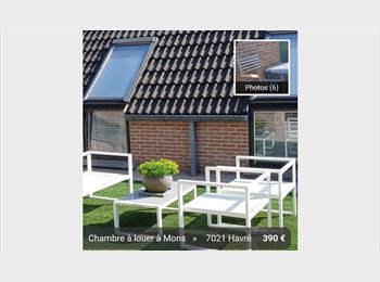 Appartager BE - Kot meublé  au calme Havré, Estinnes - 390 € pm