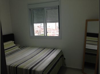 Roomgo BR - QUARTO  a  300m do METRÔ Ambiente Tranquilo, Tatuapé - R$ 1.250 Por mês