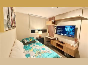 CompartoDepto CL - Hermosa y cómoda habitación 100% amueblada en La Florida, al lado de Metro Rojas Magallanes., La Florida - CH$300.000 por mes