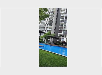 Roomgo SG - Master/Common room in a nice, cosy and well-furnished highrise condo unit available for rent from De, Hougang - $1,500 pm
