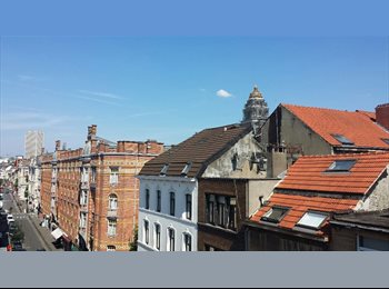 Appartager BE - 2 chambres disponibles dans un immeuble rénové, Saint Gilles Sint Gillis - 590 € pm