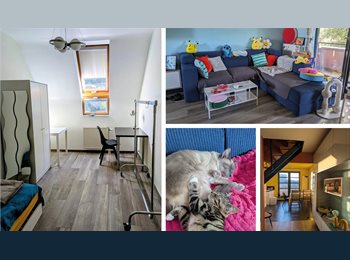 Appartager BE - Anderlecht | Une chambre à louer dans un duplex partagé avec Julie & Flo, Anderlecht - 650 € pm